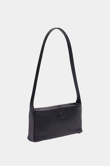 Lacoste - Small City Court Grain Leather Hobo Bag